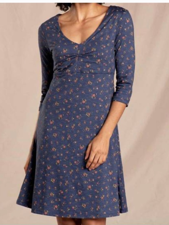 Toad&Co Dresses & Skirts - Toad & Co Rosalinda Dress in True Navy Floral Medium